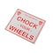 Vestil VINYL WHEEL CHOCK STICKER 11-3/4 X 9-3/4 SV-1012 - alternate 3